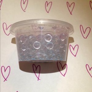 Fishbowl Slime With Pink and Blue Glitter